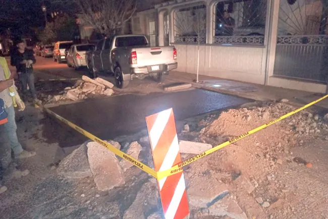 Repara Oomapas pavimento dañado en reparaciones