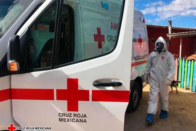Disminuyen en la Cruz Roja servicios por Covid-19