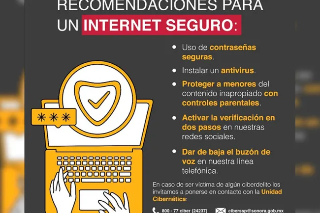 Recomiendan navegar seguro en Internet