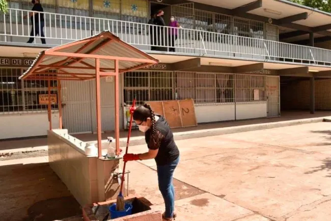 Agradece SEC limpieza de planteles escolares de Cajeme