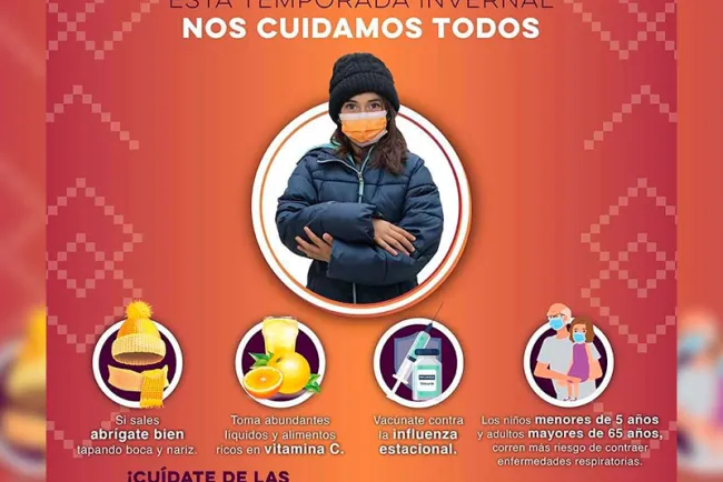 Llaman a cuidarse de bajas temperaturas