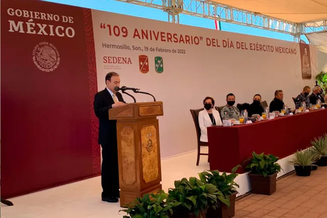 Celebran 109 aniversario del Ejército Mexicano