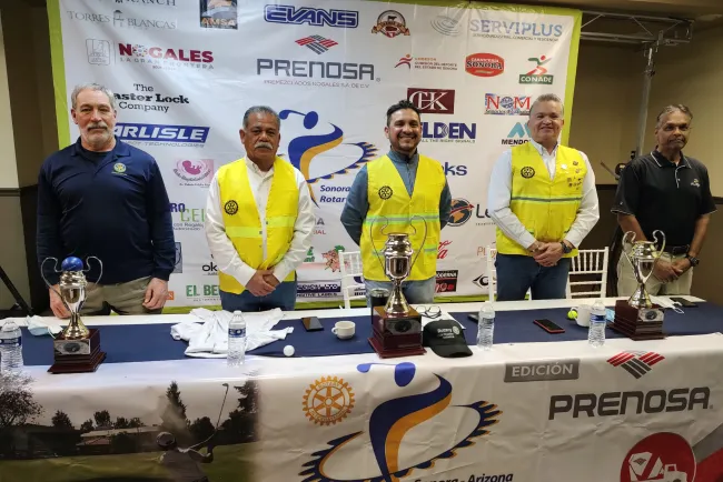 Invitan Rotarios a torneo internacional
de golf