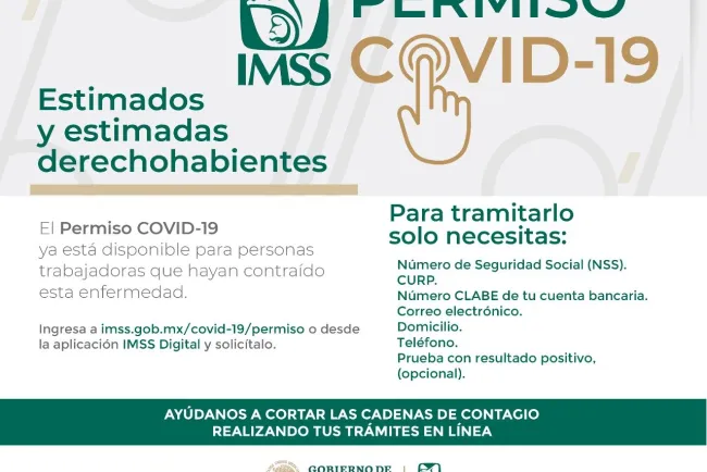 <b>Suspende IMSS permiso Covid
en línea</b>