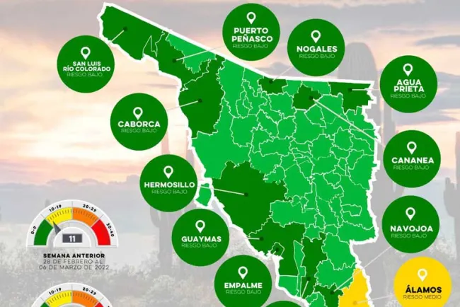 Permanece Nogales en semáforo verde