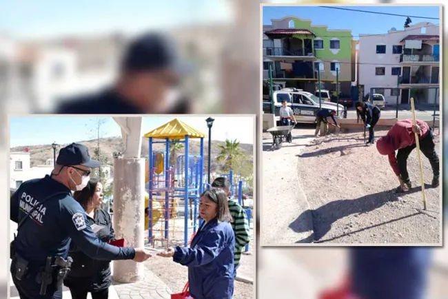 Refuerza Seguridad Pública campaña de rescate de espacios deportivos