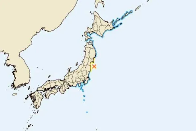Terremoto de 7,3 en Japón y alerta de tsunami
