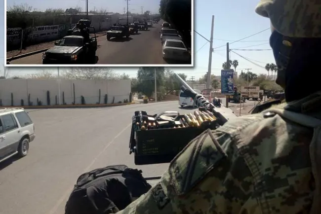 Refuerza Sedena seguridad de Nogales y Caborca