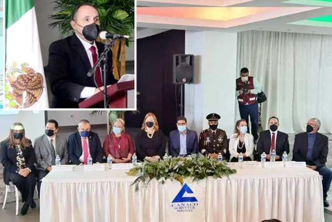 Realizan cambio de mesa directiva de la Canaco Nogales