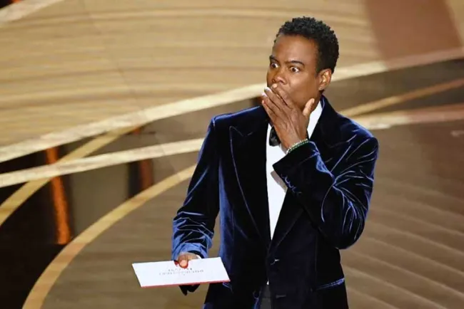 Rompe el silencio Chris Rock y habla sobre agresión