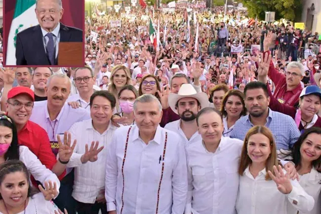 Confirma AMLO que López Hernández visita entidades como parte de sus funsiones