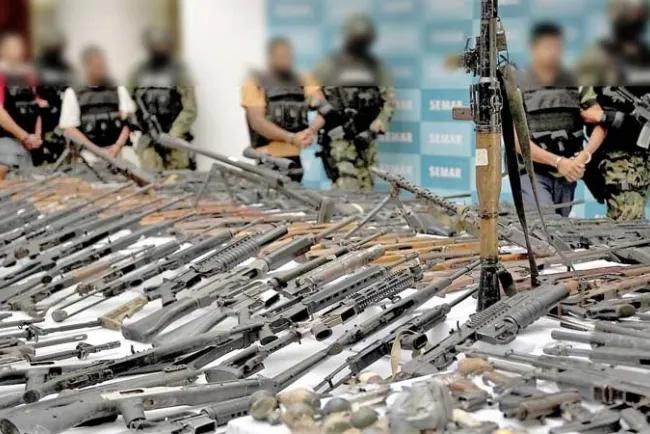 Más de 13 millones de armas sin registro son usadas en hechos violentos en México: SRE