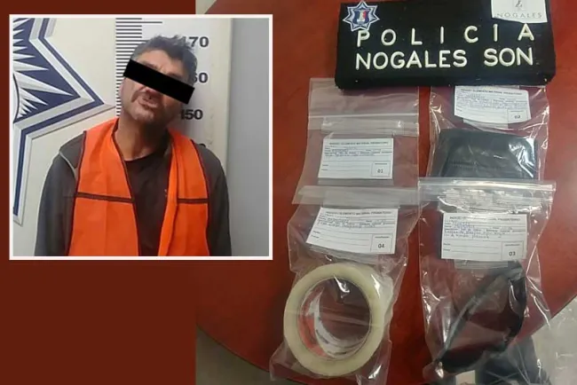 Detenido después de robar dentro de un vehículo