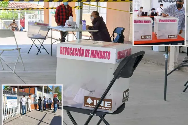 Registran poca participación ciudadana en consulta popular