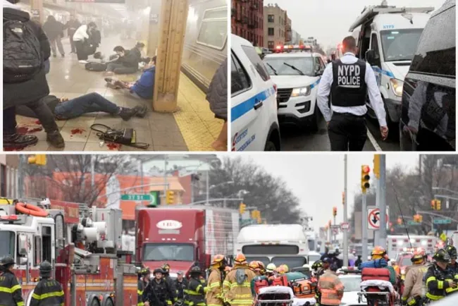 Genera pánico y caos en metro de NY por tiroteo