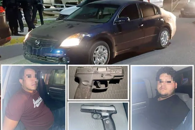Detienen en Caborca a personas armadas