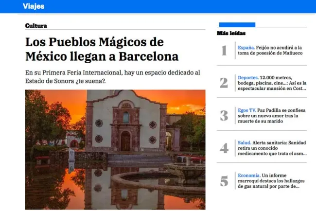 Llegan a Barcelona Pueblos Mágicos de México