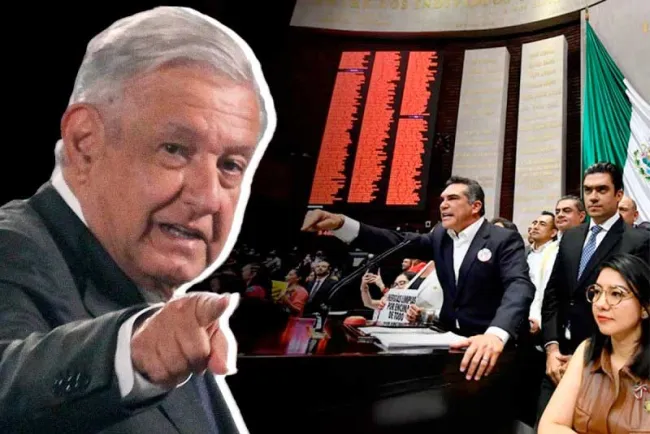 Acusa AMLO a diputados de traicionar a México