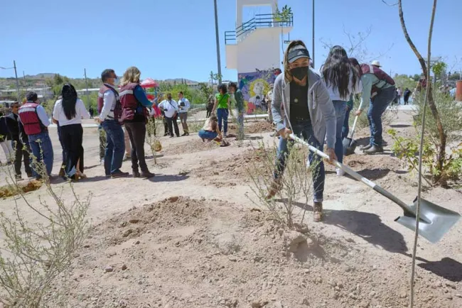 Celebran Día de la Tierra con plantación de árboles