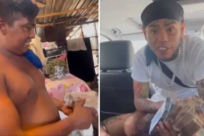 “Es todo tuyo paisita”: Tekashi 6ix9ine regala un millón de pesos a familia de Cancún
