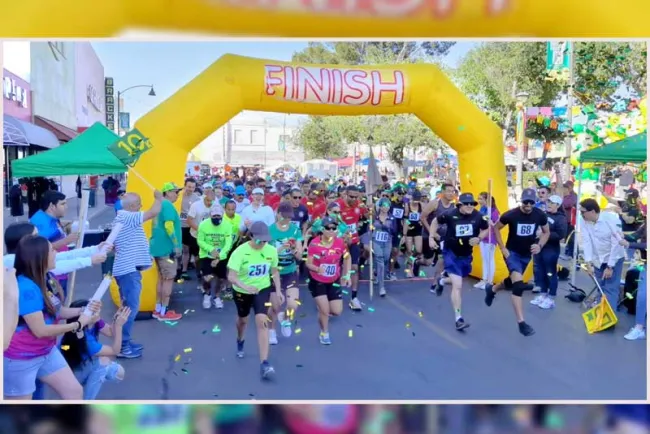 Realizan carrera binacional; más de 400 participantes