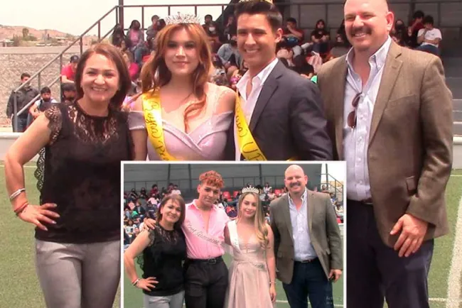 Coronan a reina y rey de la Universidad Binacional