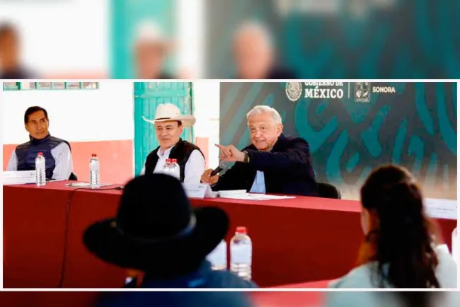 Regresa López Obrador a Sonora