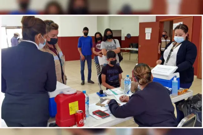 Inicia vacunación con poca afluencia