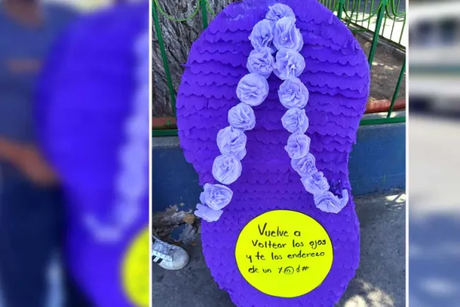 Presentan piñata de la “chancla de mamá”