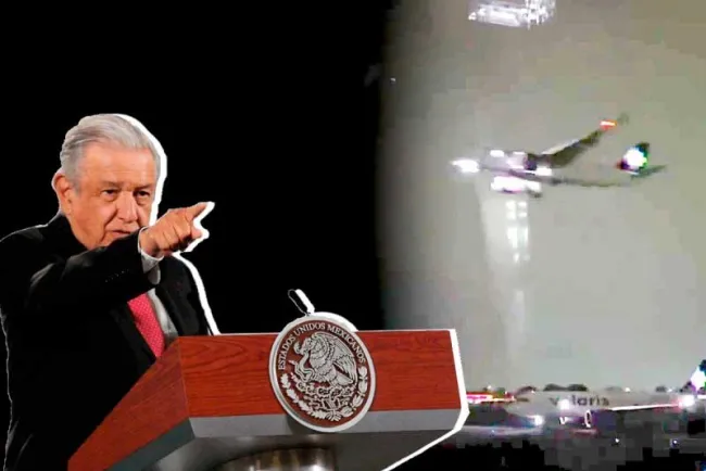 Anuncia AMLO que ordenará el espacio aéreo; no hay peligro