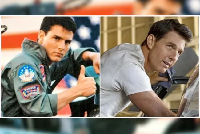 ¿Cómo se ve Tom Cruise 36 años después en la misma pose para "Top Gun"?