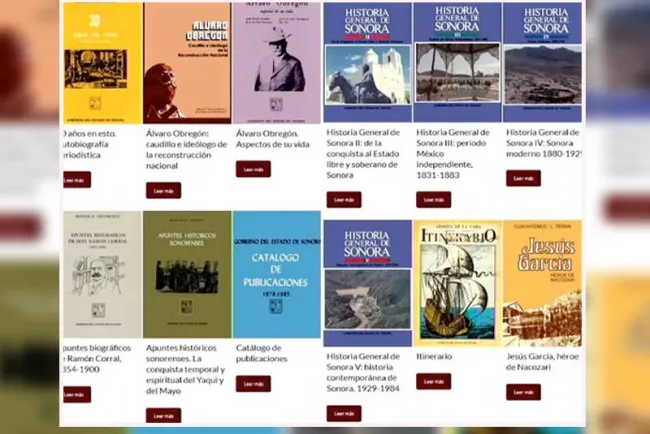 Digitalizan libros de historia de Sonora