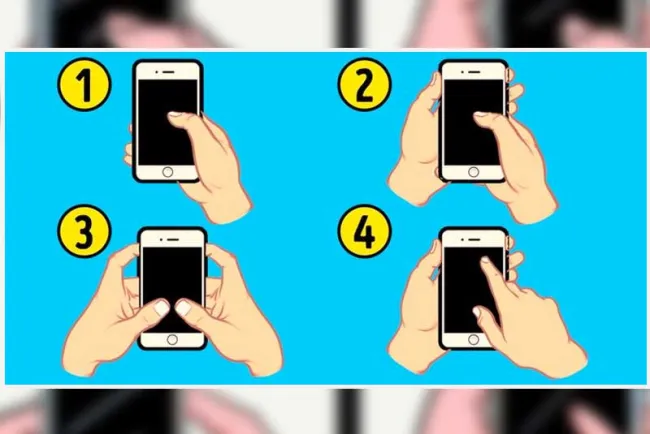 Forma como tomas tu celular revela tu personalidad