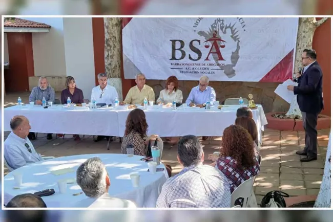 Exponen abogados nogalenses ante titular del STJ
