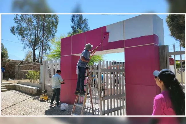 Promueve misionero rehabilitación de escuela primaria
