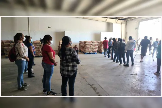 Subsidia fundación Mariana Trinitaria material de construcción