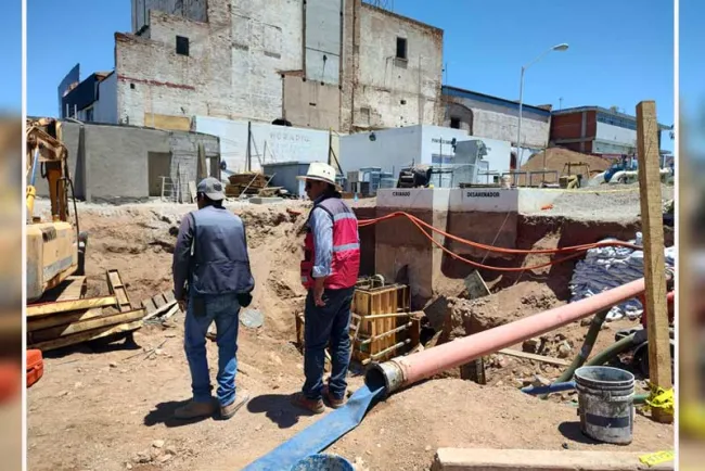 Supervisan obras financiadas en esta frontera