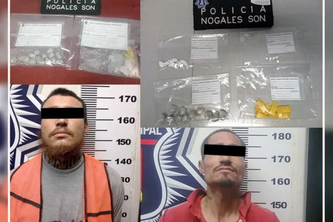 Arrestan a dos que portaban droga entre sus ropas