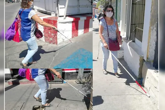 Sufren invidentes grandes retos; sobretodo en banquetas