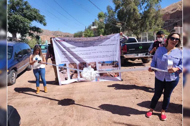 Benefician a familias nogalenses con introducción de drenaje