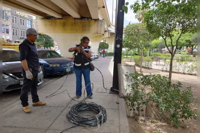 Buscan evitar robos de cableados en la ciudad