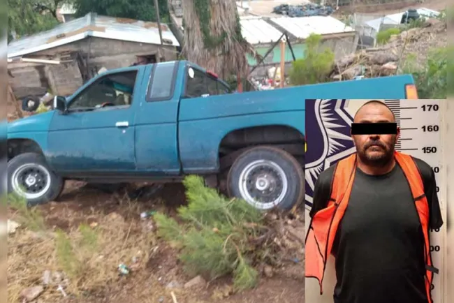Detienen a presunto ladrón de vehículo