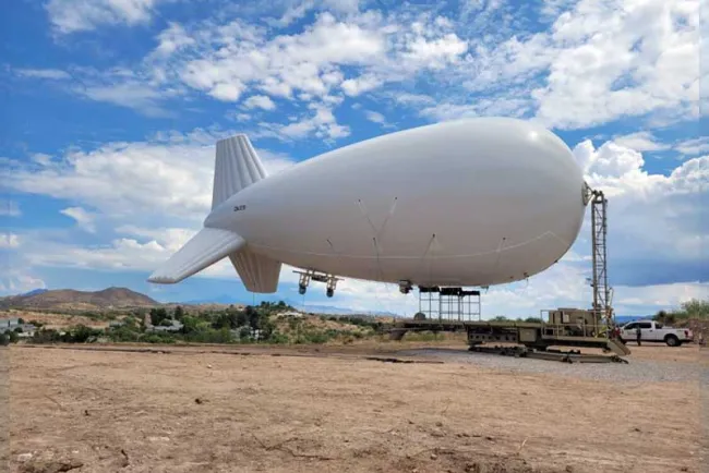 Usa Patrulla Fronteriza globo para vigilancia en la frontera