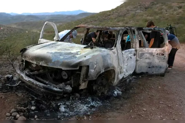 Confirma video que 5 integrantes de los LeBarón fueron quemados durante ataque en 2019