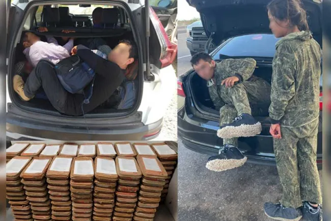 Siguen detenciones de migrantes y decomisos de droga