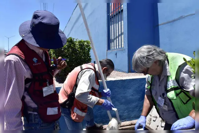 Supervisa el Oomapas muestreo de descargas de aguas residuales en Industrias Maquiladoras