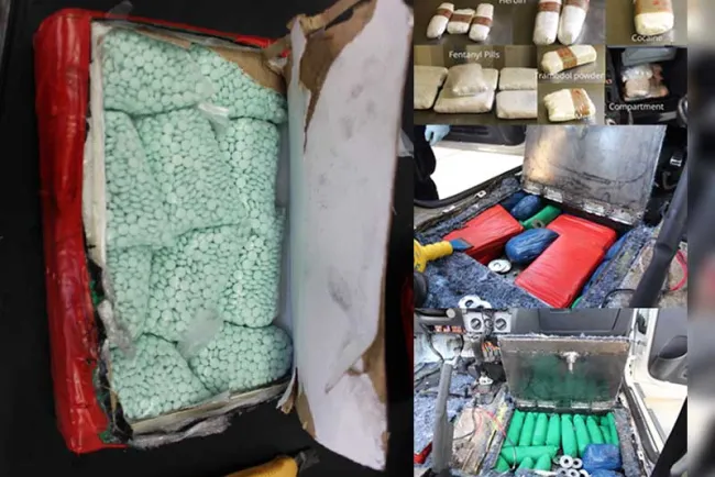 Incautan en Az más de 70 mil pastillas de fentanilo