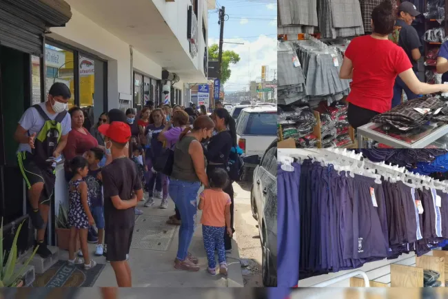 Aumentan ventas de uniformes escolares