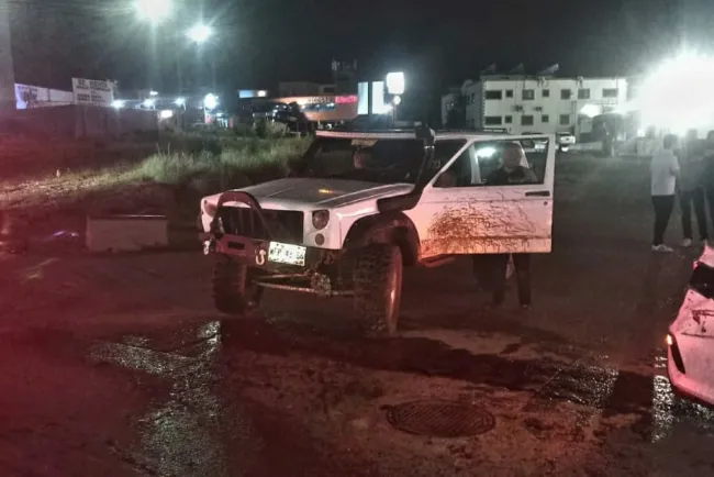 Conductora punible causa choque