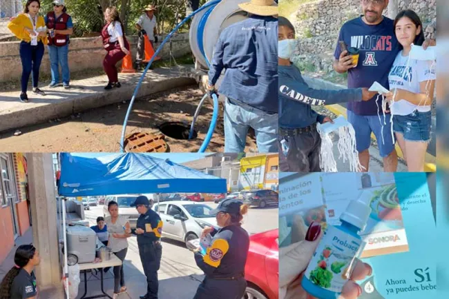 Realizan operativo para prevenir las enfermedades estomacales
